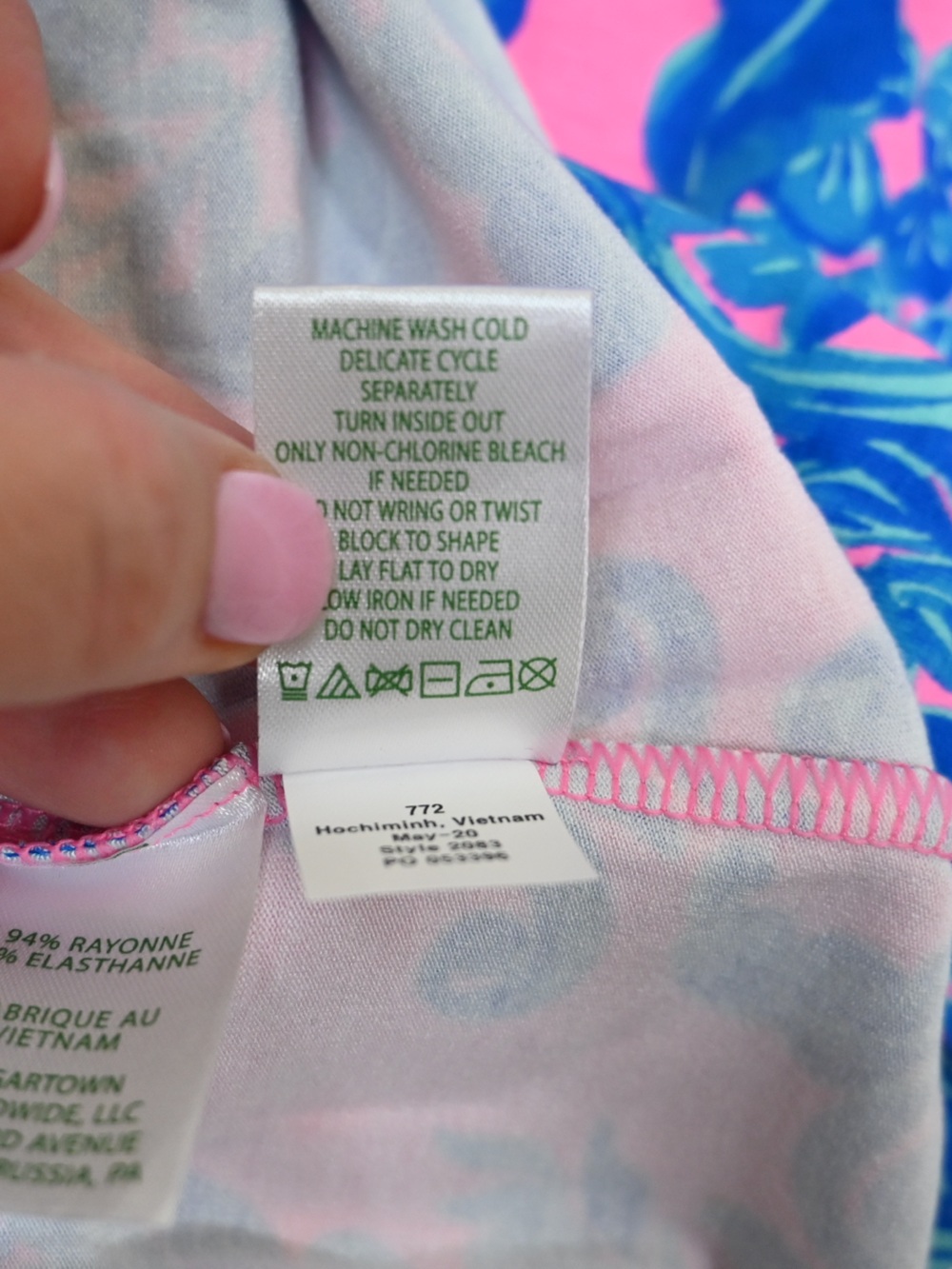 Lilly Pulitzer Women's S Parigi Printed Maxi Dress in Prosecco Pink NEW - Picture 12 of 12